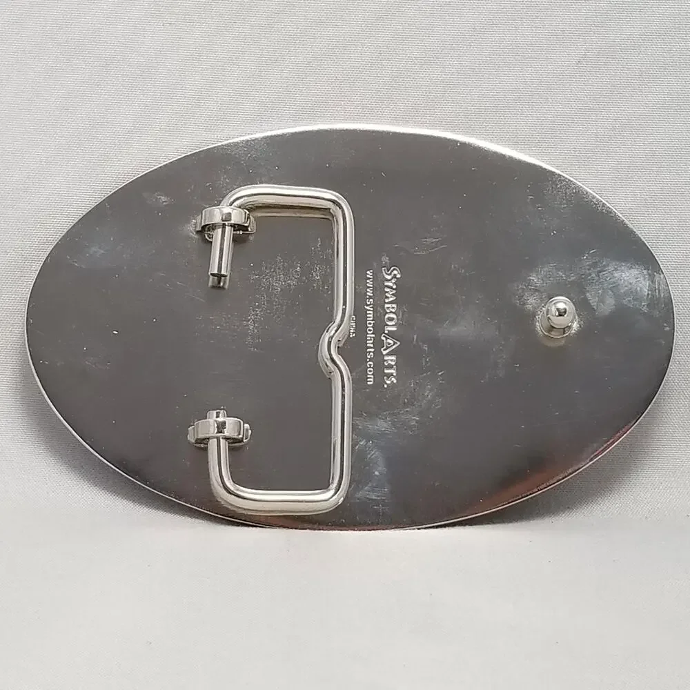 Vintage B.B.‎ Brooks Ranch Belt Buckle The Historic Since 1882 Oval